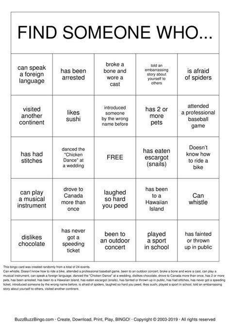 Funny Bingo Bingo Cards to Download, Print and Customize!