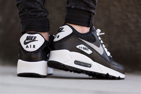 Nike Air Max 90 Premium Mesh White Black - Sneaker Bar Detroit