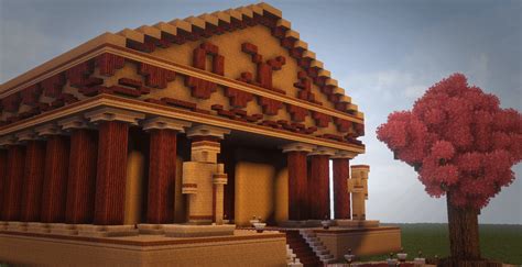 A greek temple I built : Minecraft