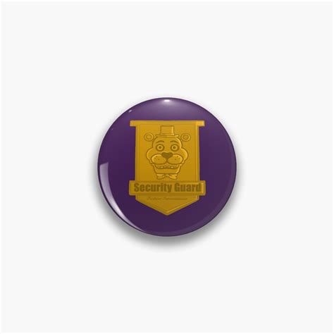 "FNAF Security Guard Badge " Pin for Sale by EllieWishes | Redbubble