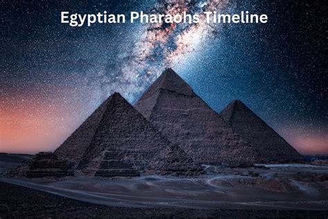 Egyptian Pharaohs Timeline - Have Fun With History