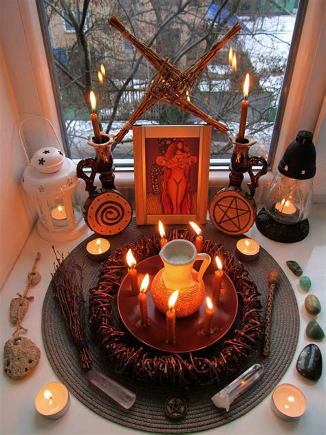 Samhain, Mabon, Autel Wiccan, Magick, Wicca Witchcraft, Witches Altar, Pagan Altar, Buddhist ...