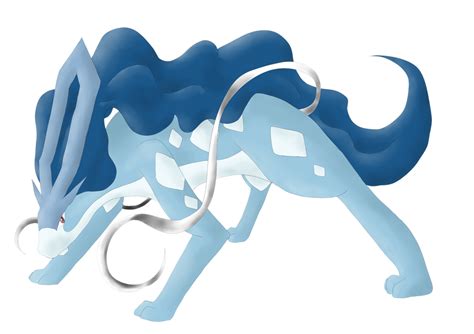 Shiny Suicune by Dragoma on DeviantArt