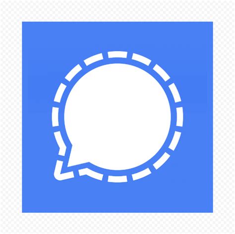 Signal Private Messenger Square App Logo Icon PNG | Citypng