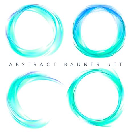 Abstract banner set in blue | Free Vector - rawpixel