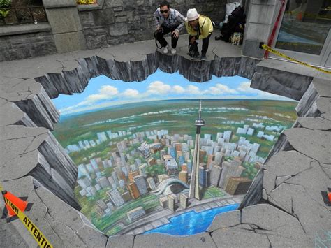 Breathtaking 3d Street Art - 3d Chalk Art