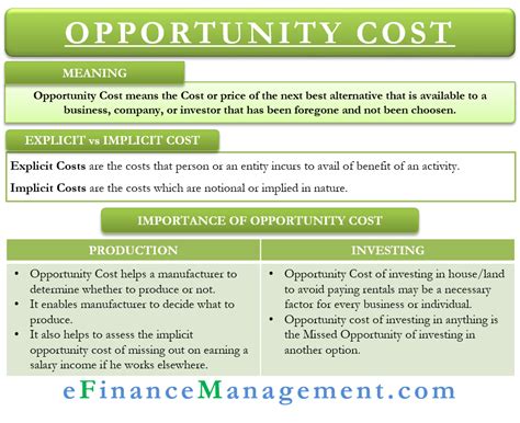 What Is Opportunity Cost Examples For Kids