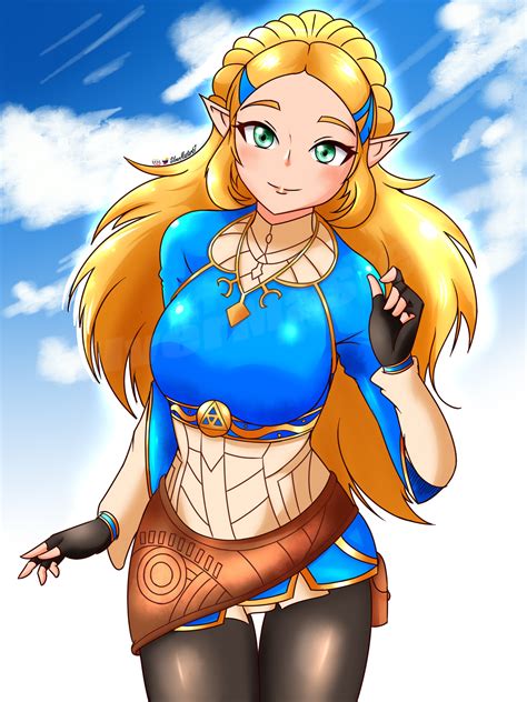 ArtStation - Princess Zelda | Breath of the Wild FanArt