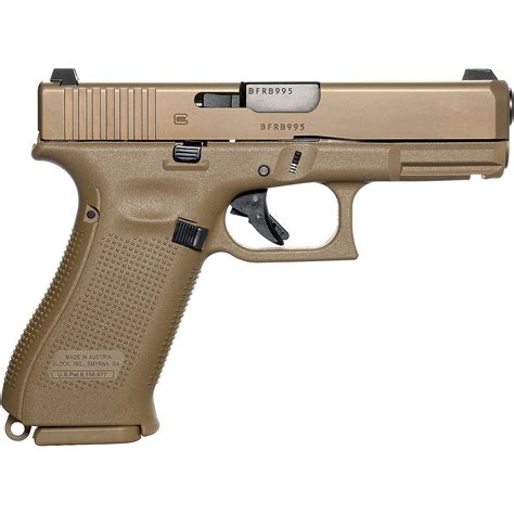 GLOCK 19 - G19X Gen5 NS 9mm Compact 17-Round Pistol | Academy