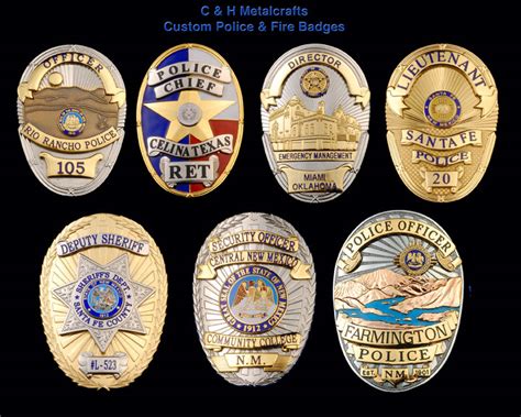 Custom Police Badges for Sale New Mexico | Maker | Manufacturer