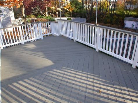 brown deck stain with grey house | Deck paint, Decks backyard, Grey deck paint