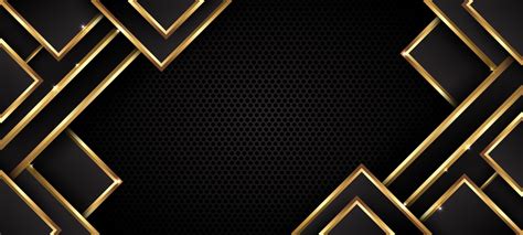 Abstract Black Triangular Background with Gold Lines 14724816 Vector Art at Vecteezy