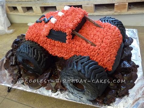 Muddy Monster Truck Birthday Cake