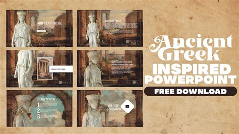 ANCIENT GREEK Inspired Powerpoint Template (Free Download) | John Mark Nieva - YouTube