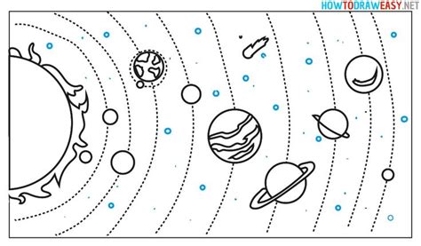 the solar system coloring page with planets and sun on it, as well as an image of