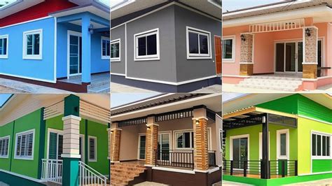 100 House Painting Colours Outside 2024 Exterior Wall Paint Color Combinations Ideas | Wall ...