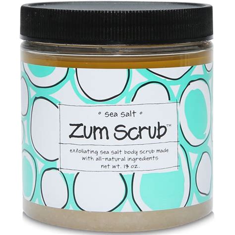 Sea Salt Zum Scrub | Sea salt body scrub, Body scrub, Diy body scrub