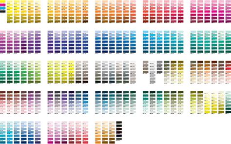 Standard PMS Color Chart 2 | SiteSmart