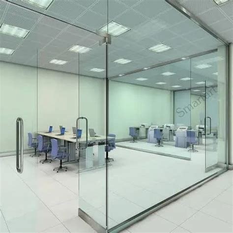 Toughned Frameless Glass Partitions, For Office at Rs 450/sq ft in Chennai