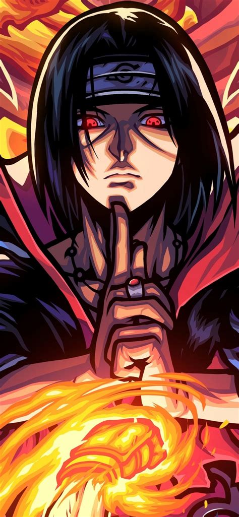 1125x2436 Resolution Itachi Uchiha Cool Digital Art Naruto HD Iphone XS,Iphone 10,Iphone X ...