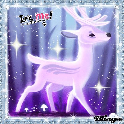 Glowing Deer Picture #137559222 | Blingee.com