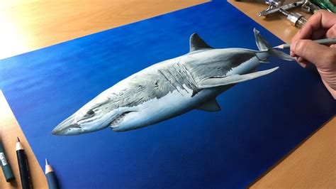 Great white shark drawing ideas | DRAWING 99