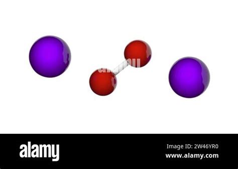 Sodium peroxide, formula Na2O2. Other names: Disodium dioxide, Flocool, Solozone. 3D render ...