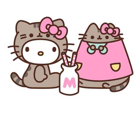 Pusheen : Hello Kitty® x Pusheen® Collaboration Announced!