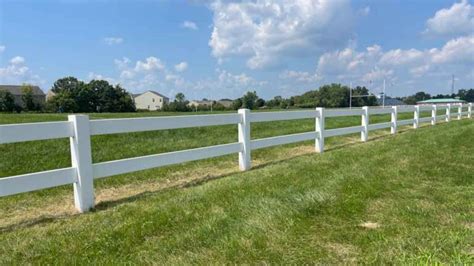 Vinyl Rail Fencing - Classic - Simple - Effective