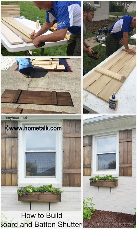 Board and Batten Shutters DIY Tutorial - DIY Home Tutorials