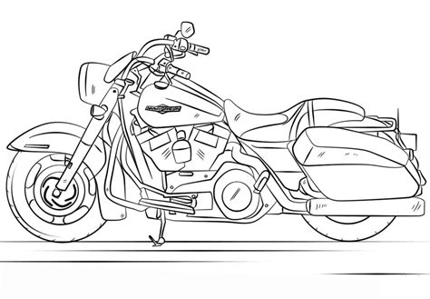 Harley Davidson Coloring Pages - Free Printable Coloring Pages for Kids