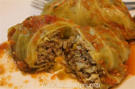 Easy Baked Stuffed Cabbage Rolls | I Heart Recipes