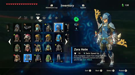 Zelda Breath Of The Wild More Armor Slots