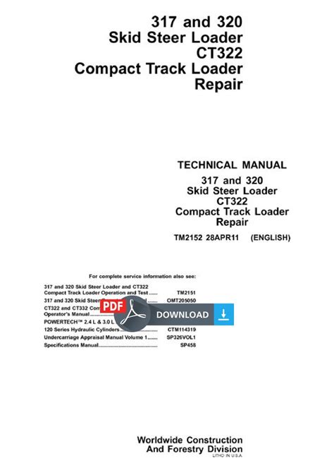 John Deere 317 Skid Steer Manual by PDFS-Manuals - Issuu