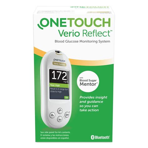 OneTouch Verio Reflect Blood Glucose Meter - Blood Sugar Monitor - Walmart.com - Walmart.com