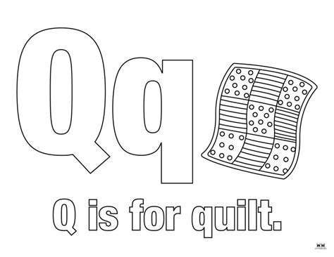 Letter Q Coloring Pages - 15 FREE Pages | Printabulls