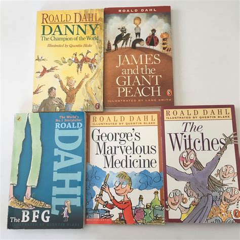 Bundle of 5 Roald Dahl Books - Zip To You Books