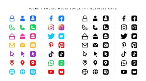 Free Vector | Social Media Logos and Icons Set