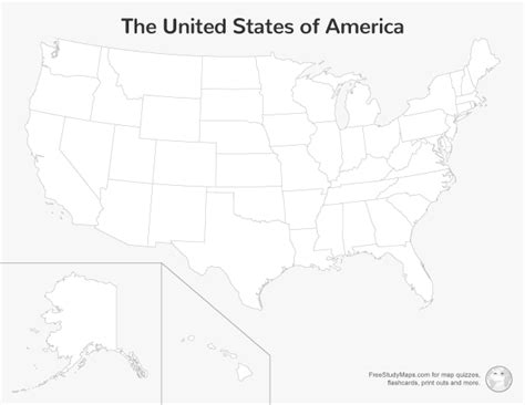 Blank Map Of The United States Quiz | Carolina Map