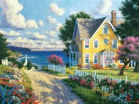 268 best images about Pretty paintings of Country Scenes on Pinterest