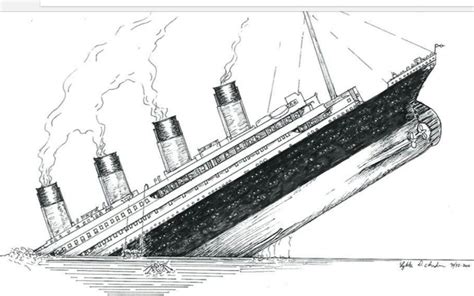 titanic ship drawing easy - Leana Goldstein