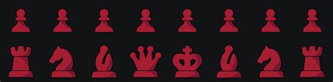 Premium Vector | Chess pieces vector 3