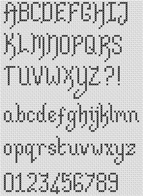 Cross Stitch Alphabet – Free Cross Stitch Patterns