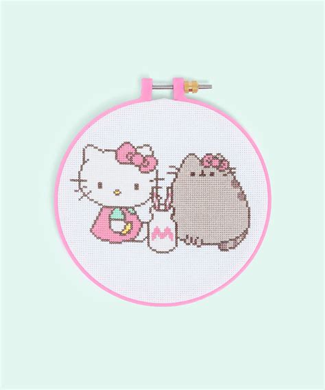 Hello Kitty® x Pusheen® Cross-Stitch Kit – Pusheen Shop