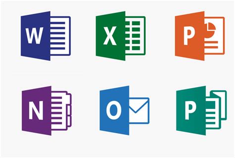 Logo Microsoft Office Png, Transparent Png - kindpng