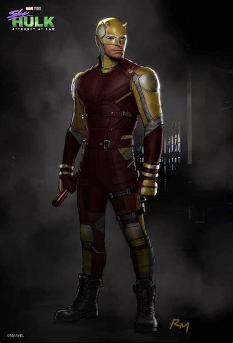 Daredevil's Ketchup and Mustard Suit Shines in SHE-HULK Concept Art - Nerdist