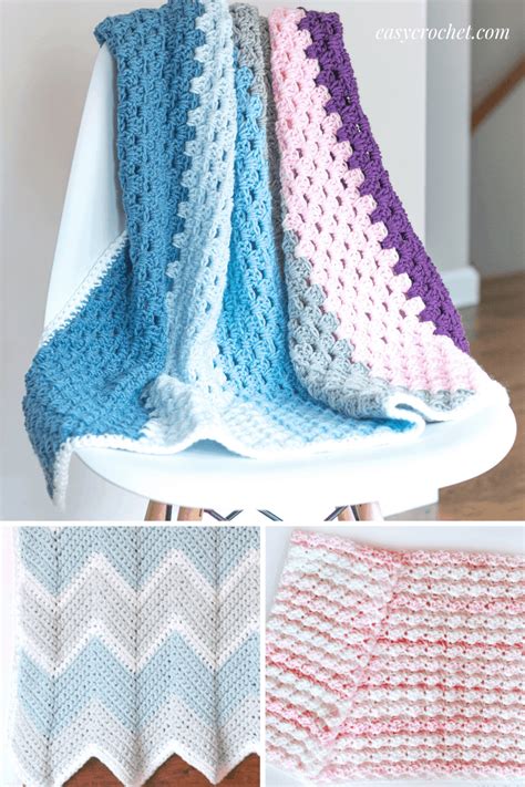 Cute, Free & Easy Crochet Baby Blanket Patterns - EasyCrochet.com