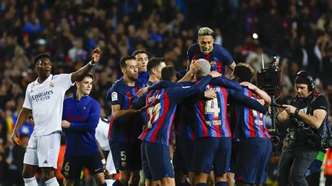 La Liga 2022-23, FC Barcelona Vs Real Madrid: Franck Kessie's Stoppage Time Goal Sends Barca ...