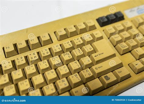 Old Keyboard in Soft Light Vintage Stock Photo - Image of dirty, electronic: 73065934