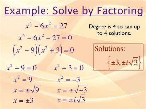 How To Solve A Polynomial Equation Of Degree 4 - Tessshebaylo